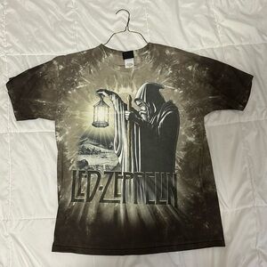 Liquid Blue Led Zeppelin Shirt
